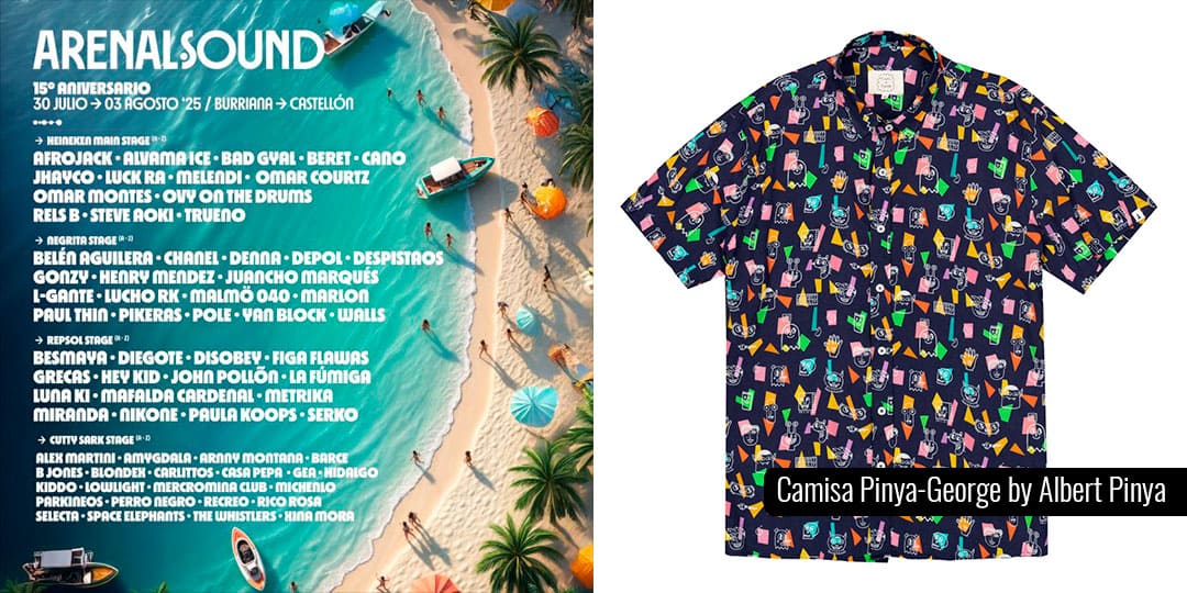 16-Camisas festivaleras Cartel-Arenal-Sound-2025