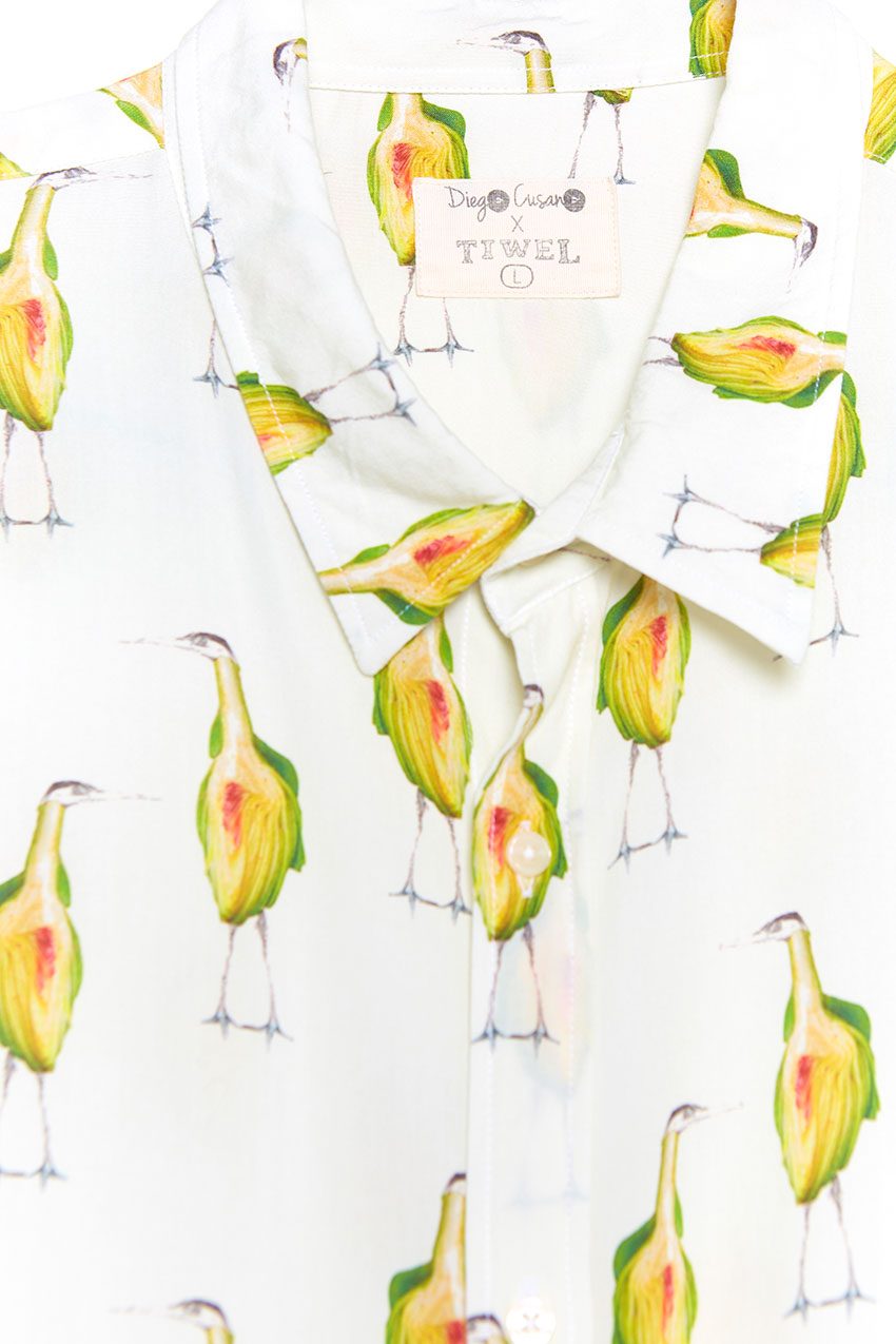 Garzas Shirt Tiwel off white 02