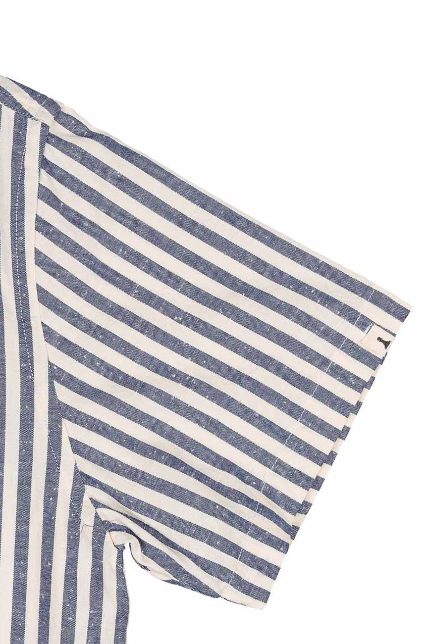 Yobi Shirt Navy Stripes 06
