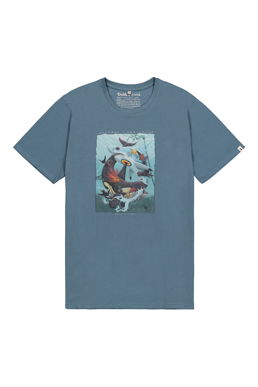 Camiseta Dulk Natural Faded Blue 01