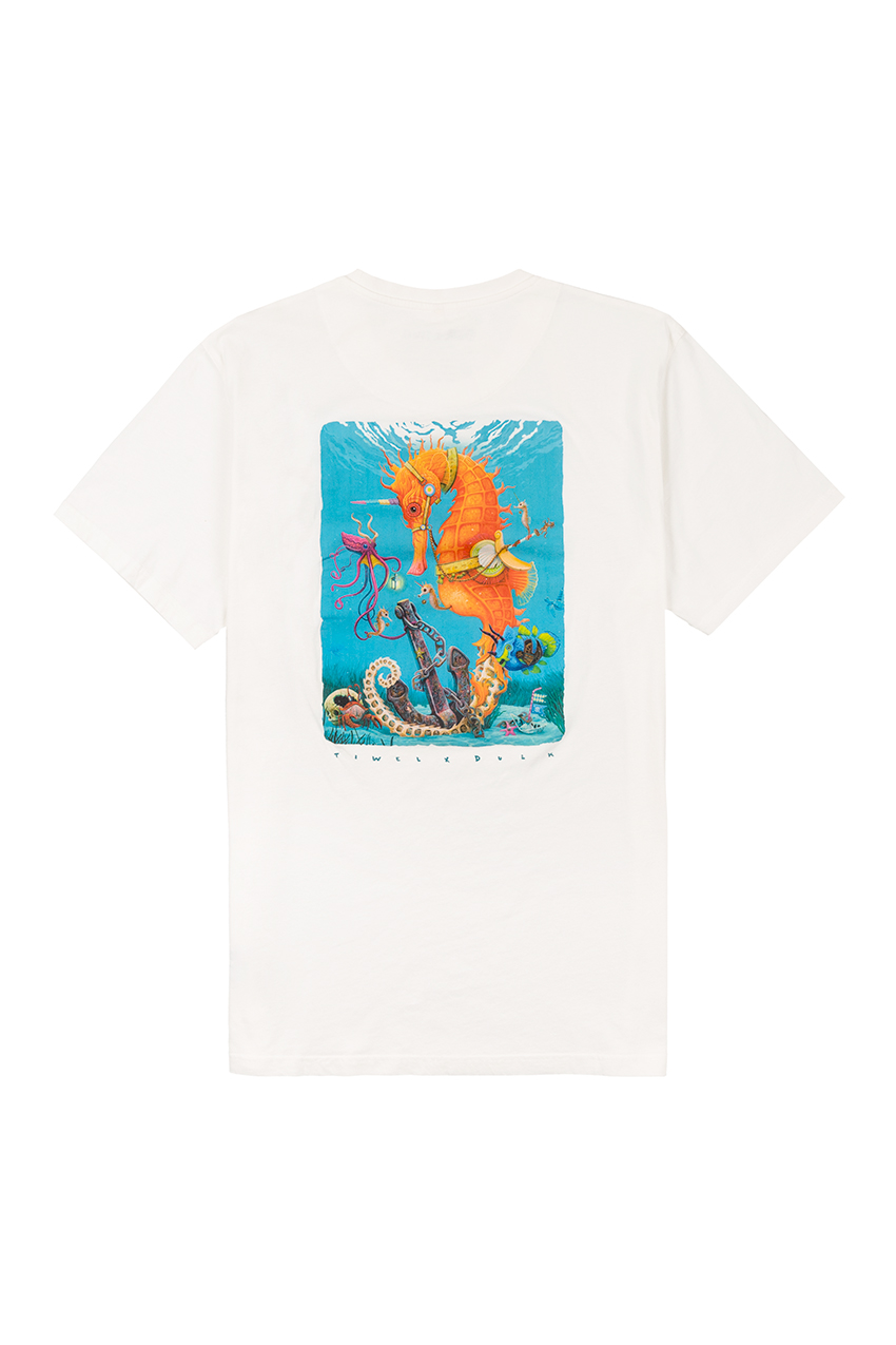 Camiseta Dulk-Seahorse Off white 02