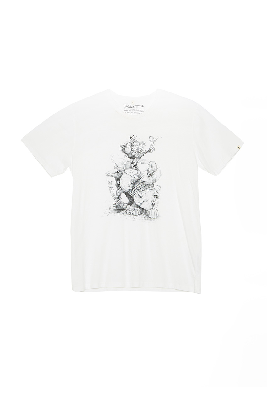 Camiseta Dulk Sketch Optic White 01
