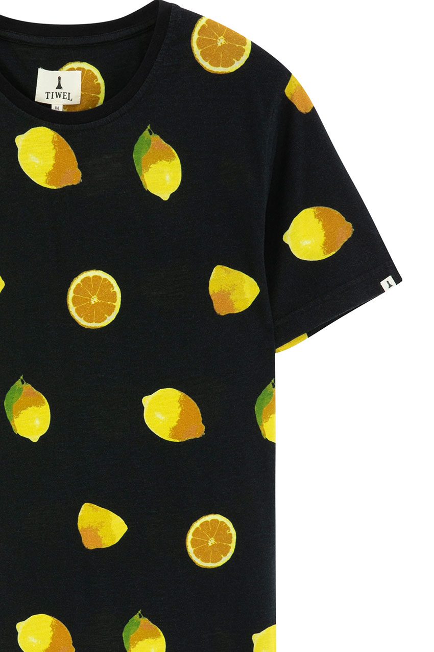 Lemonade Tshirt Tiwel faded black 02