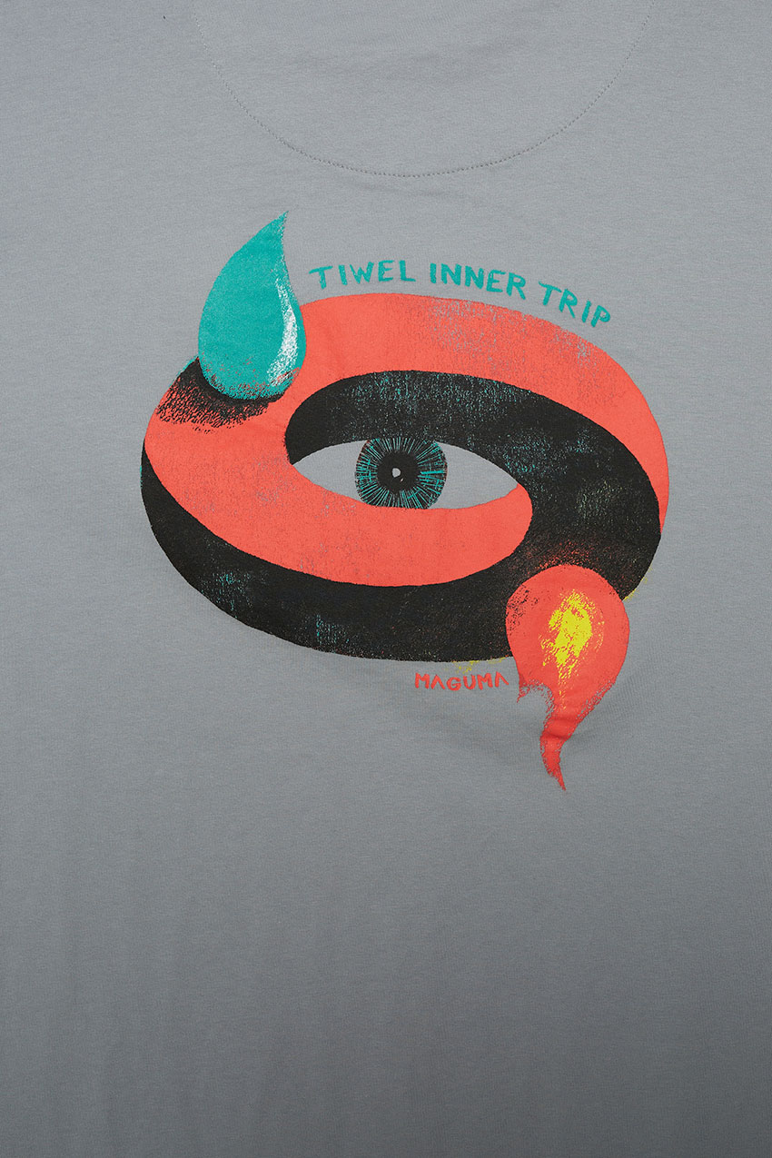 Magu-Eye T-Shirt by Maguma Grey 03