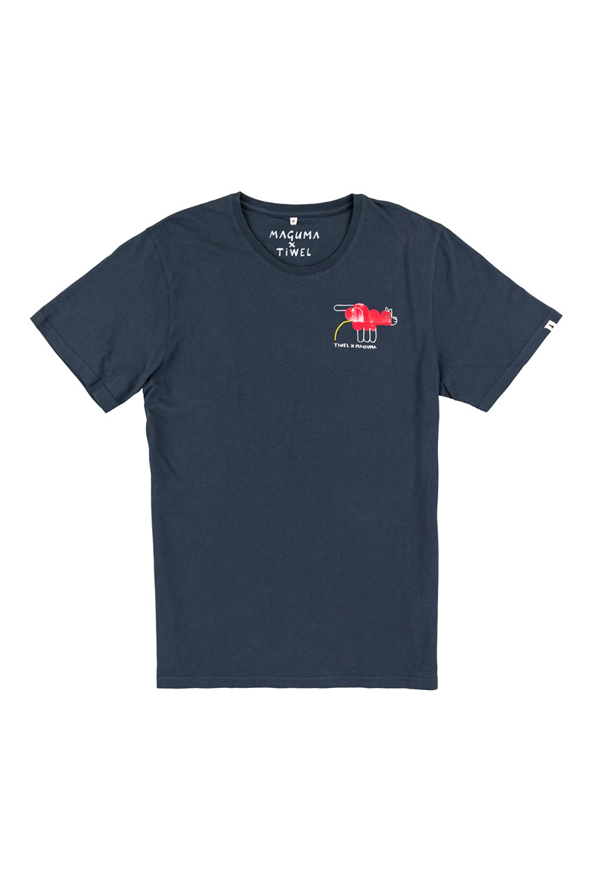 Magu-Nifty T-Shirt by Maguma Navy 01