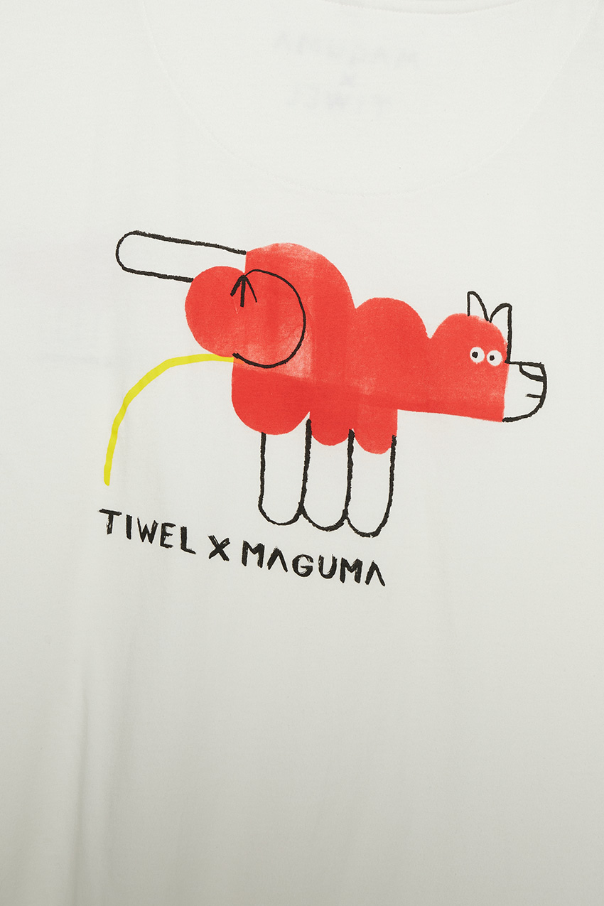 Magu-Nifty T-Shirt by Maguma Off White 04