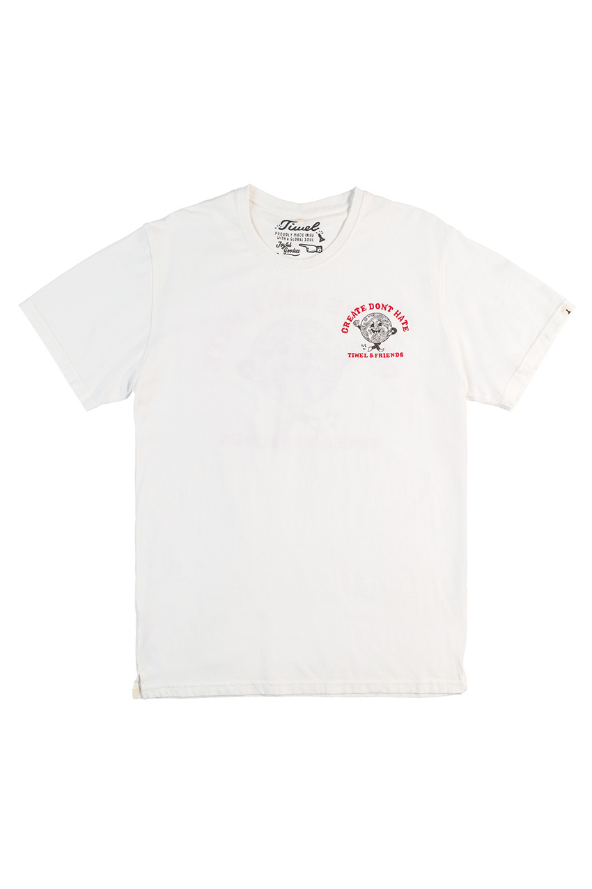 Planet T-shirt Bright White 01