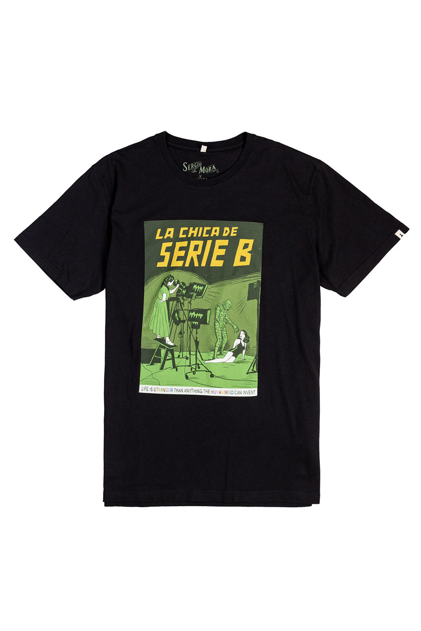 Serie-B T-Shirt Pirate Black by Sergio Mora 01