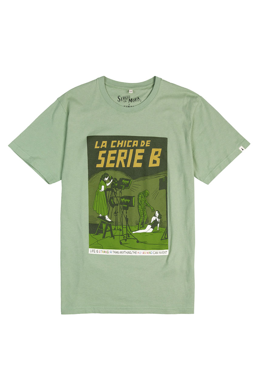 Serie-B T-Shirt Reseda Green by Sergio Mora 00