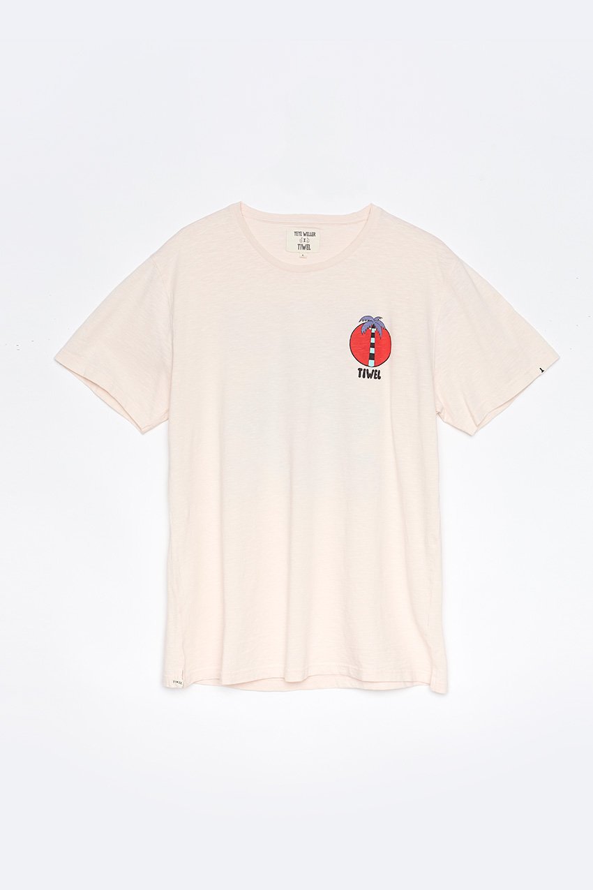 Camiseta Summer Time Tiwel Yeye Weller rosewater delantera