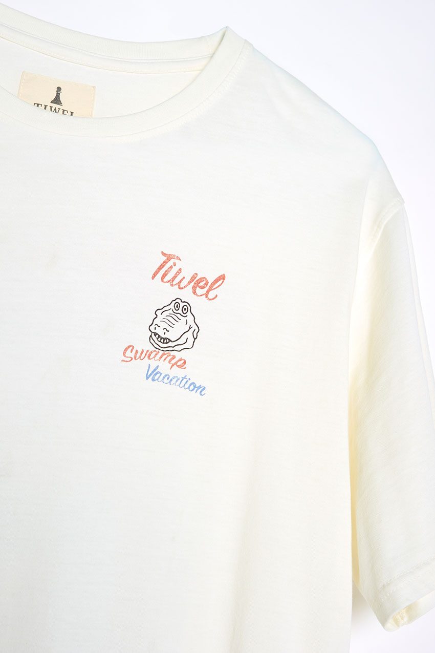 Vacation Tshirt Tiwel off white 05