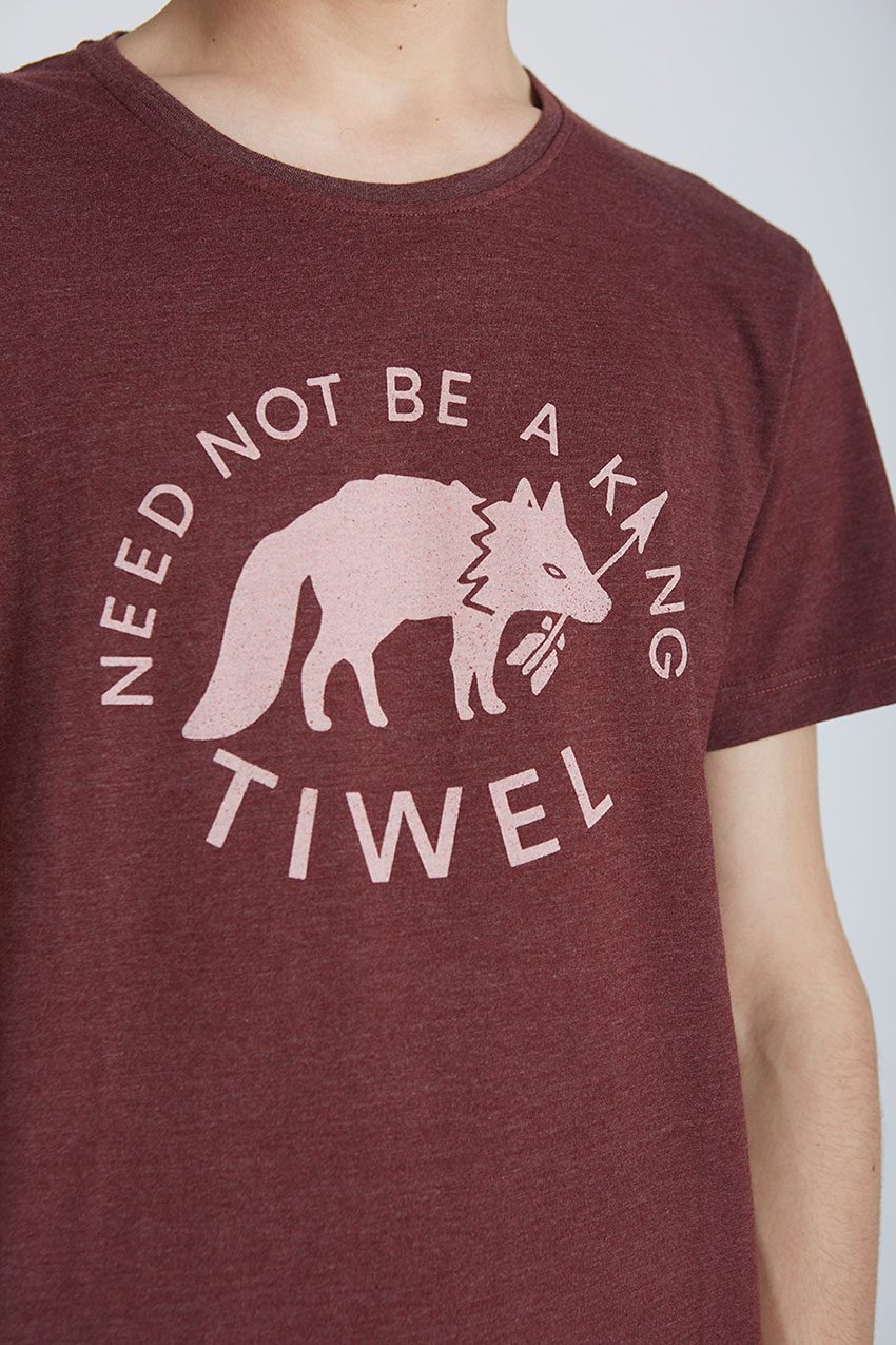 Wolf Tshirt Tiwel Cordoban melange 03