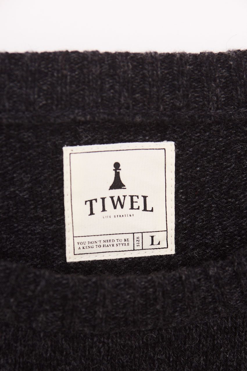 Will Pullover Tiwel Faded Black 06