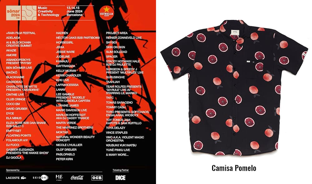 Sonar 2024 Barcelona Camisa Pomelo