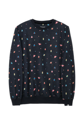 Sudadera Astronauts Maria Diamantes Pirate Black