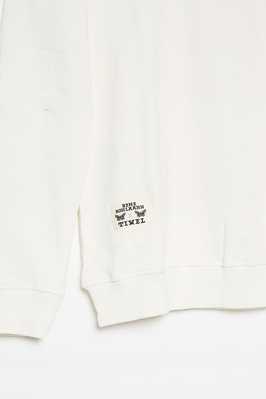 Bene-Muka Sweatshirt Off White by Bene Rohlmann 04