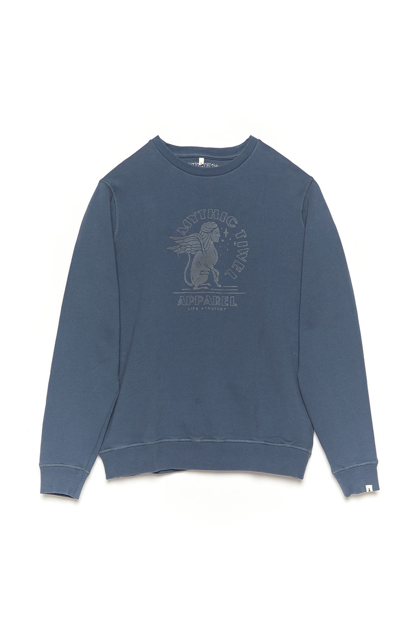 Con-Mythic Sweatshirt Sea Blue Consume Design 01