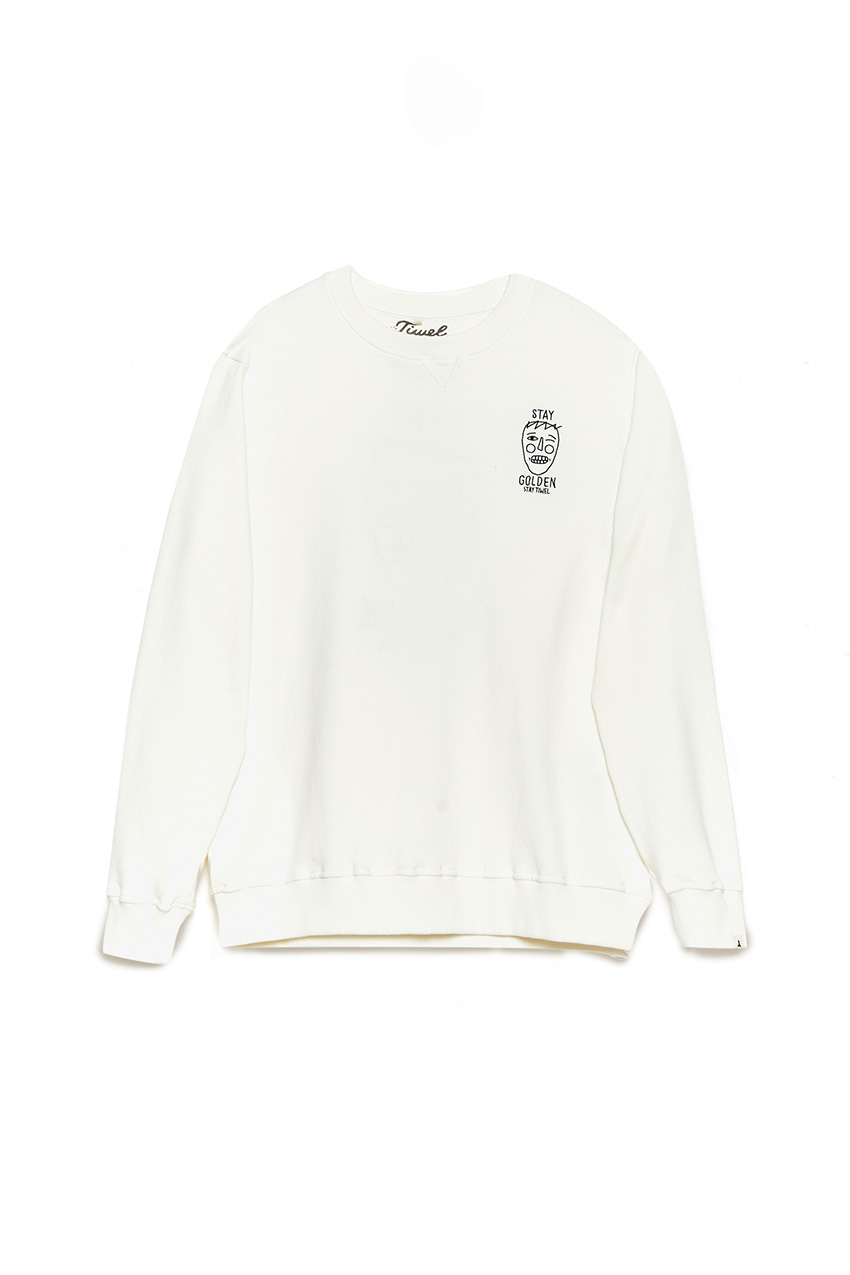 Golden Sweatshirt Bright White 01