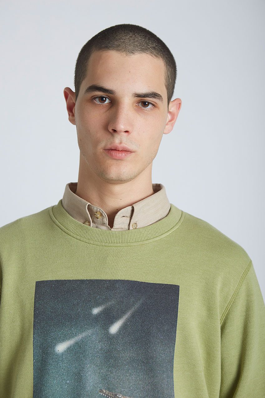 Space-Sweatshirt-Tiwel-Oil-Green-Melange-04