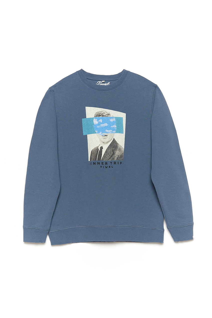 Steyre sweatshirt Sea Blue 01