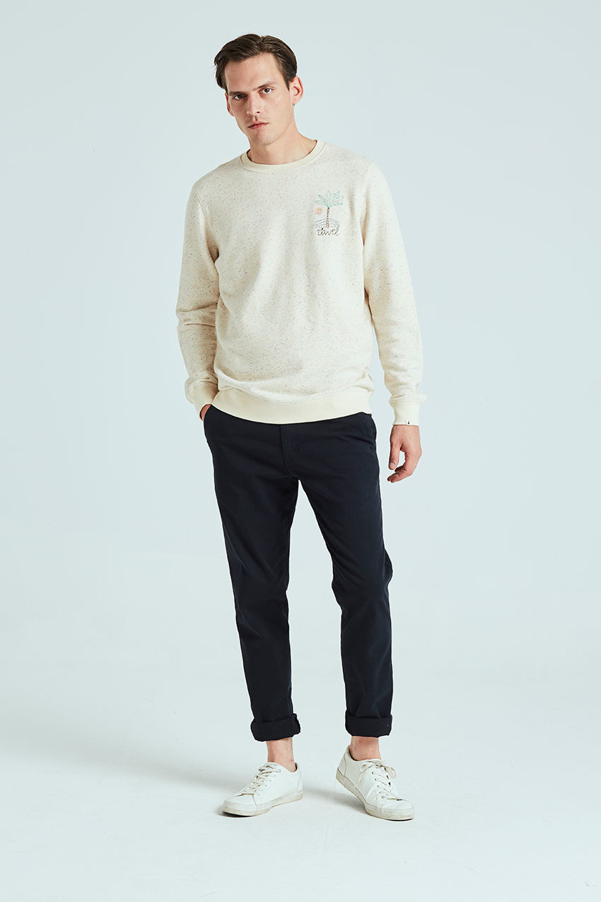 Sweat Palm Sweatshirt Tiwel off white 01