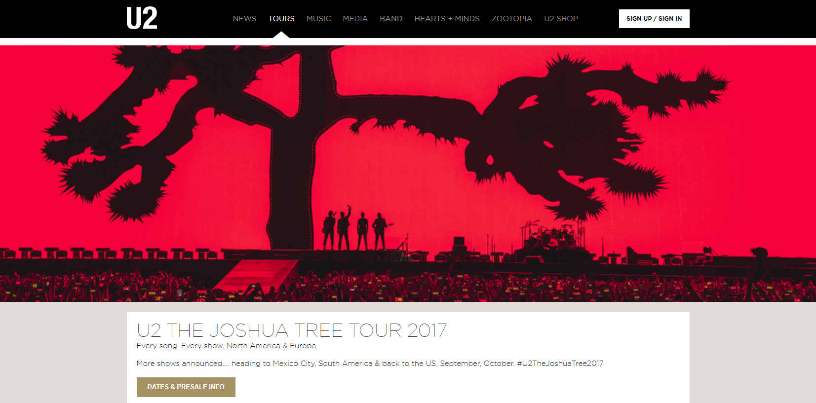 U2 TOUR 2017