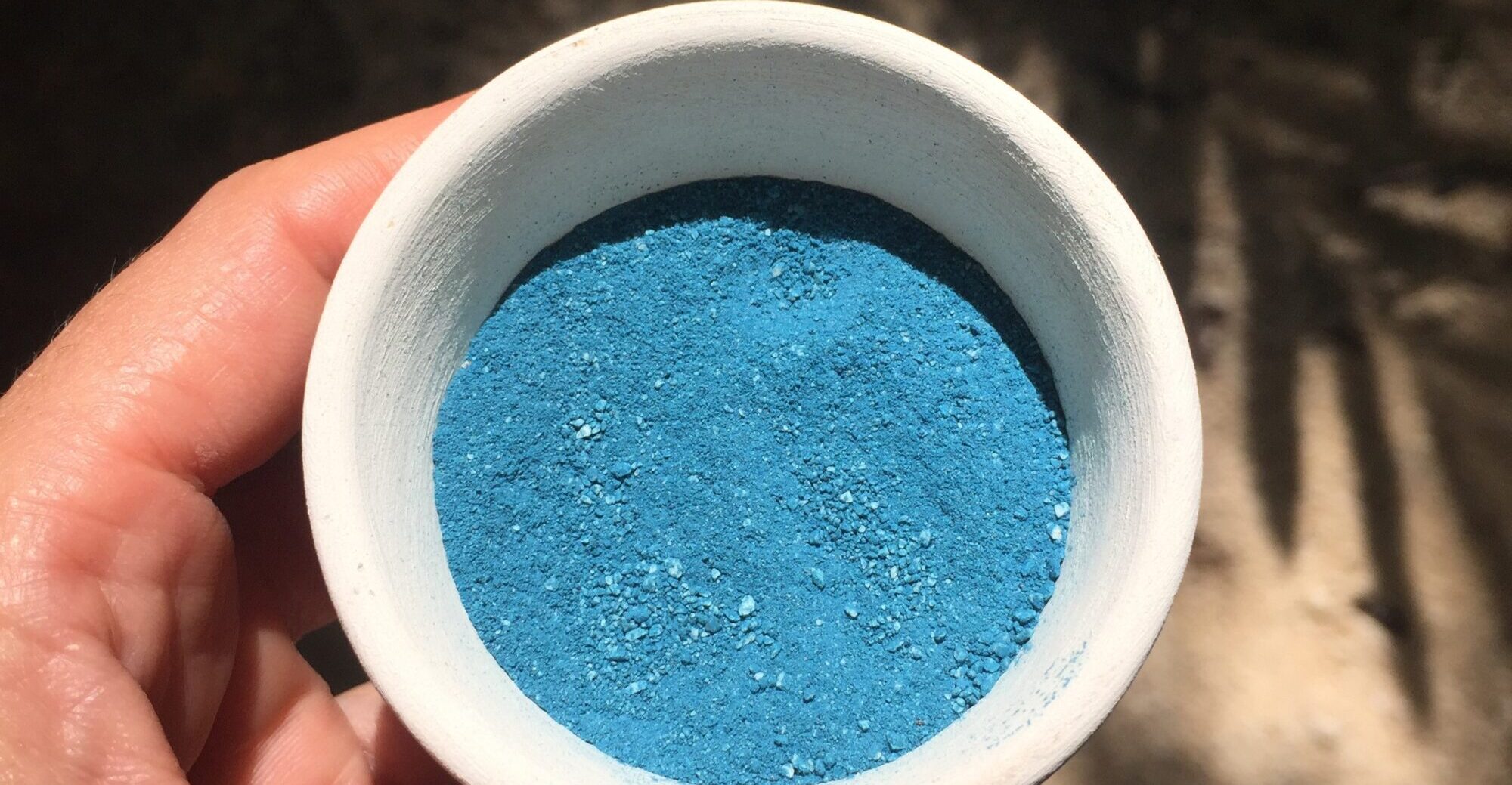 azul maya pigmento