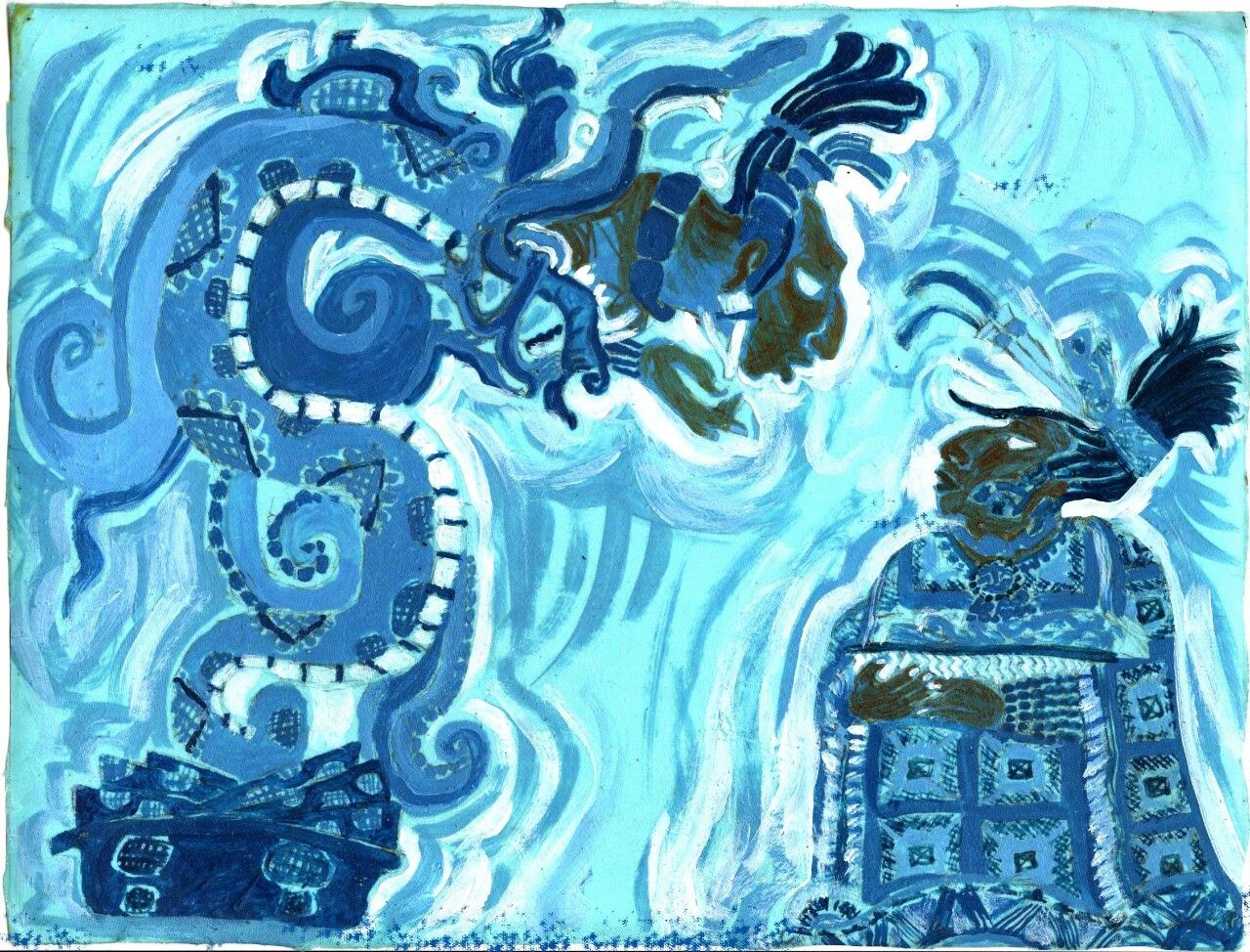 color azul maya origen
