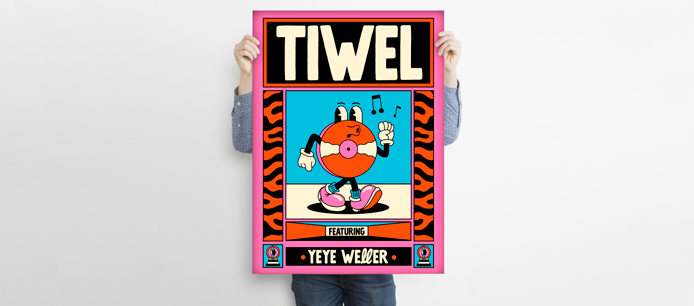 yeye weller poster tiwel artist